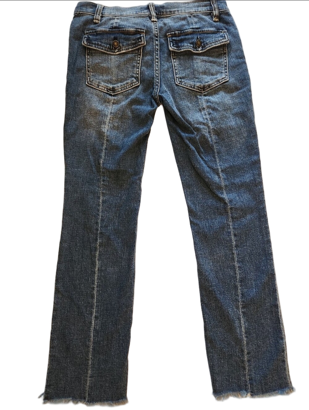 We The Free Women's Ankle Crop Jeans - Medium Blue Wash SZ: 26 - Picture 9 of 13